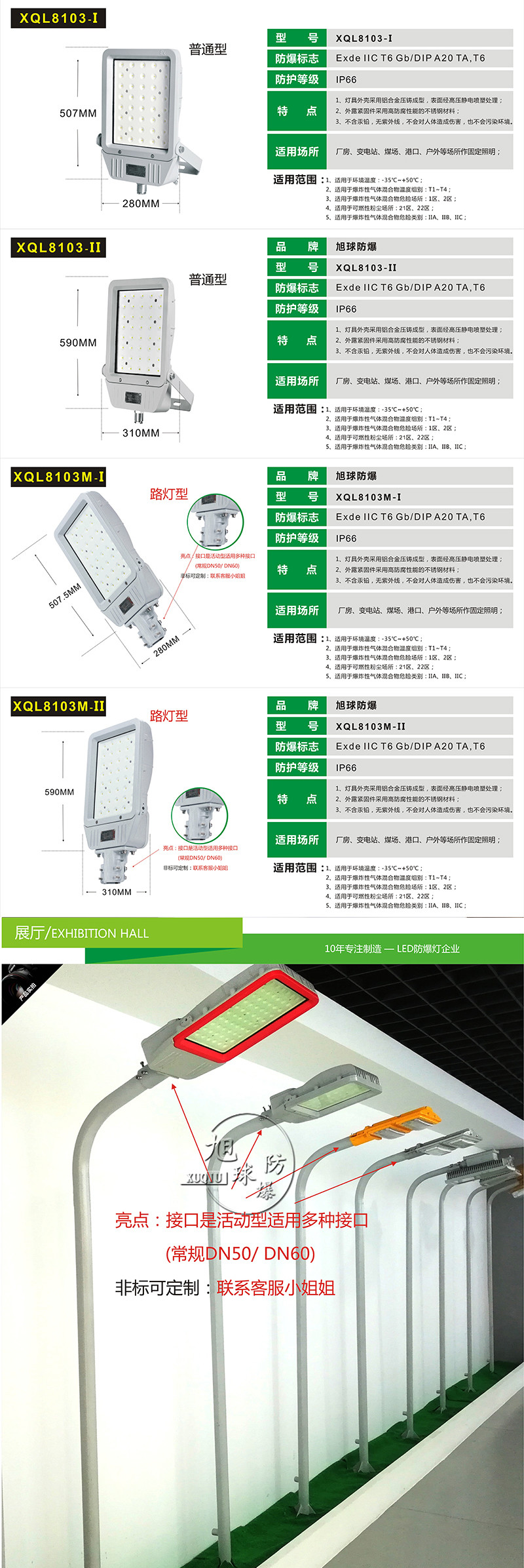 XQL8103LED防爆灯展示图